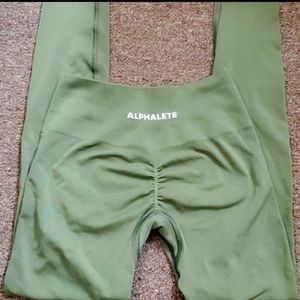 Alphalete amplify leggings dusty green s